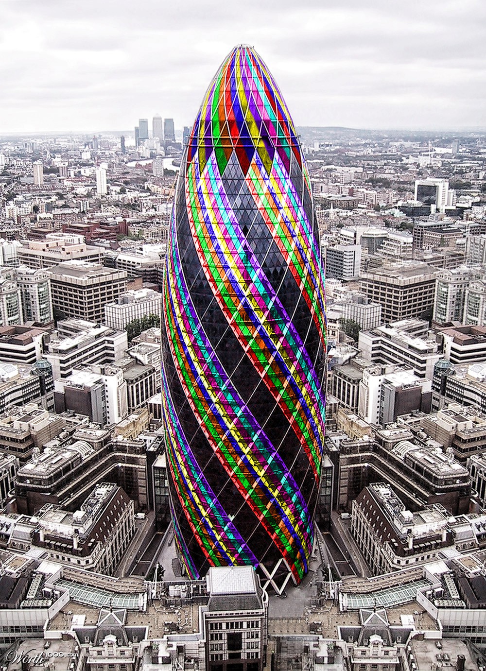 The bullet building