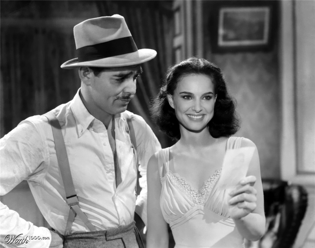 Clark Gable and Natalie Portman