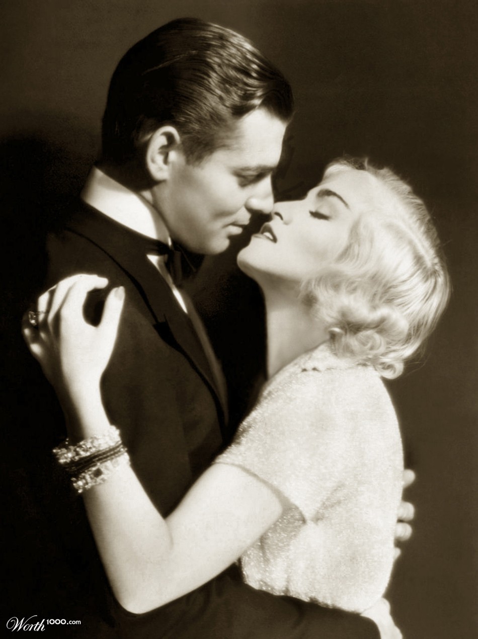 Clark Gable and Madonna