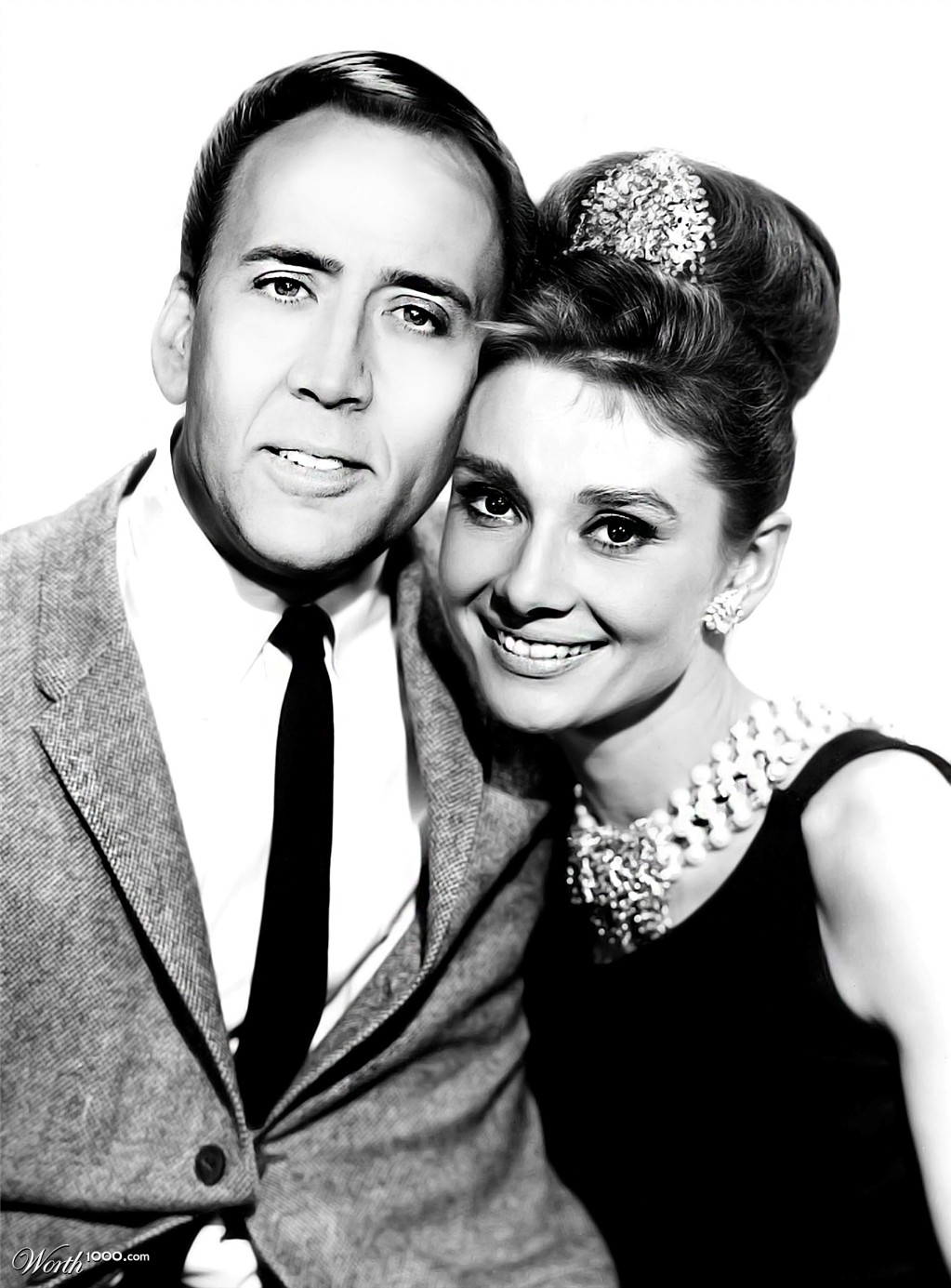 Nicolas Cage & Audrey Hepburn