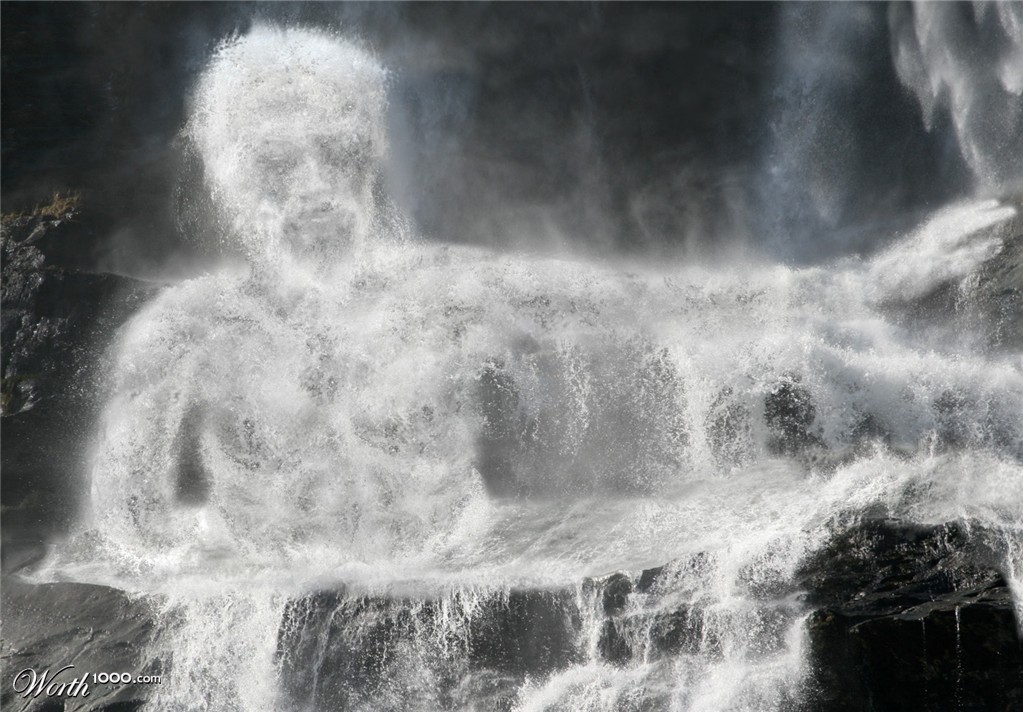 having a bath