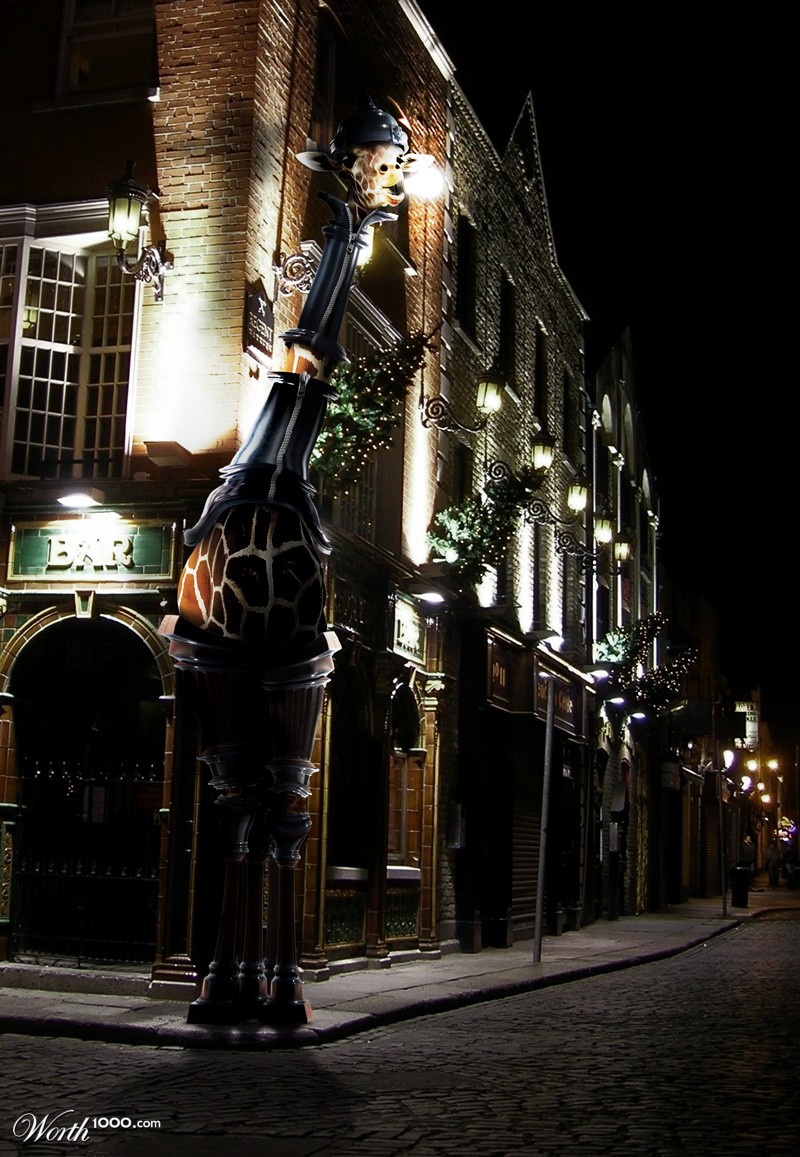 Conspicuous Lamp Post