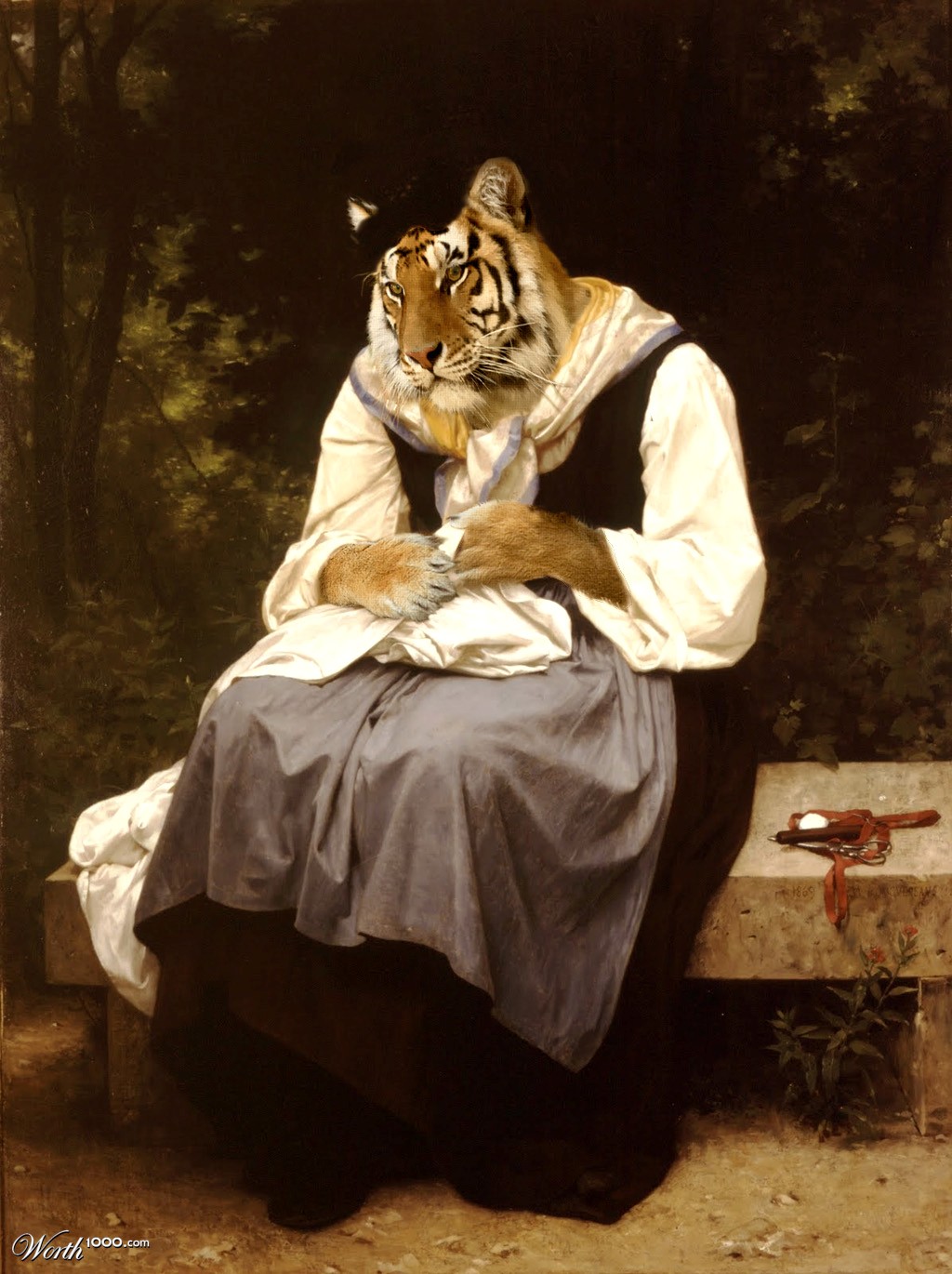 Bouguereau Tiger