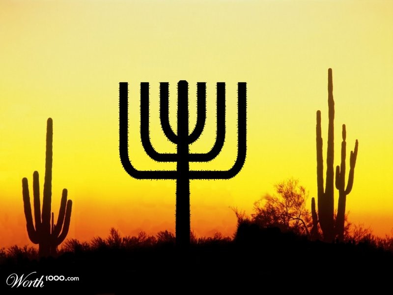 Cactus Menorah