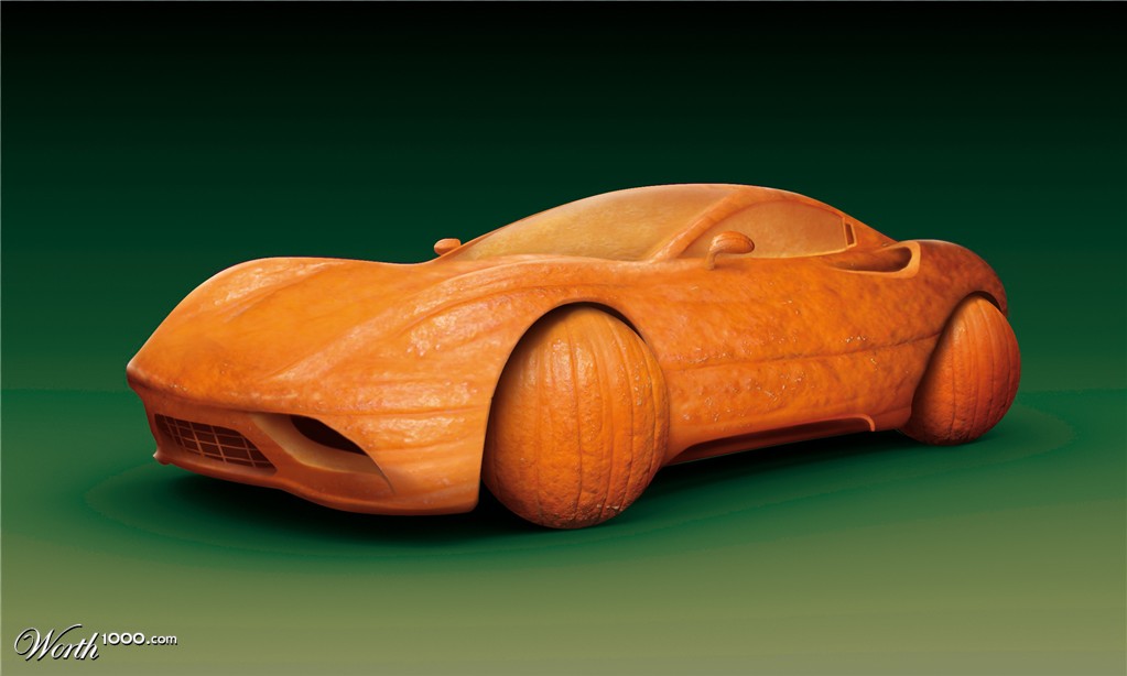 Pumpkin car