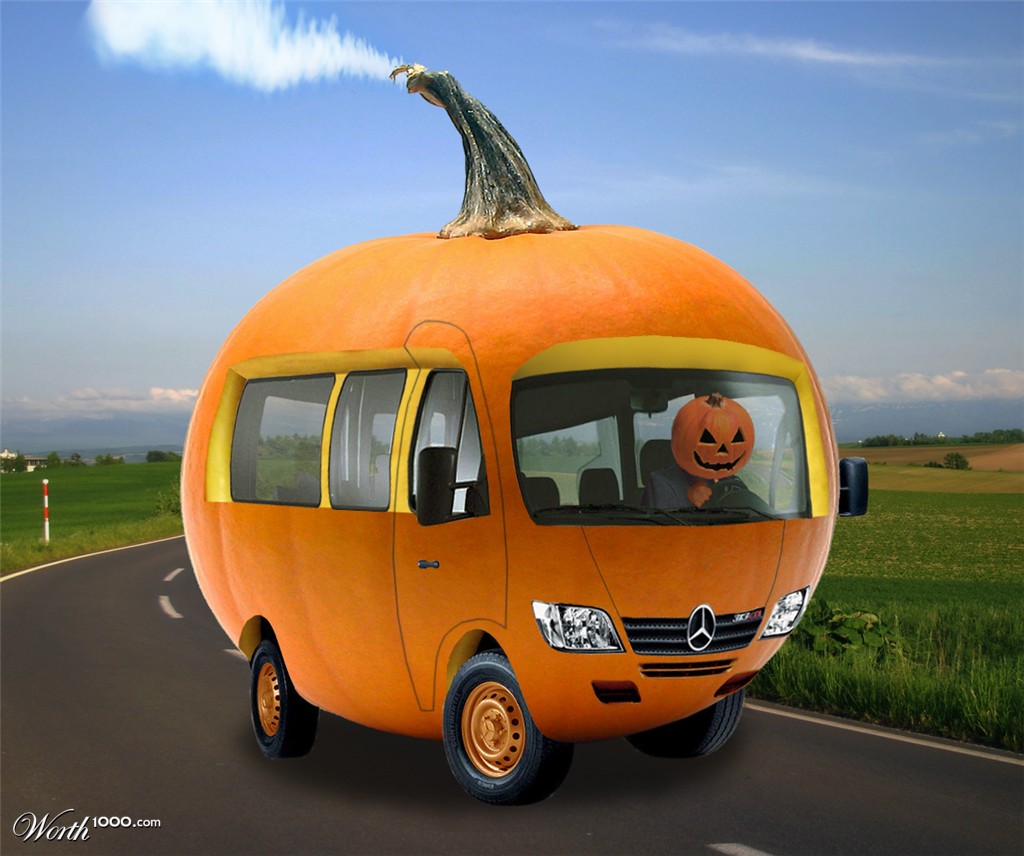 Pumpkin car