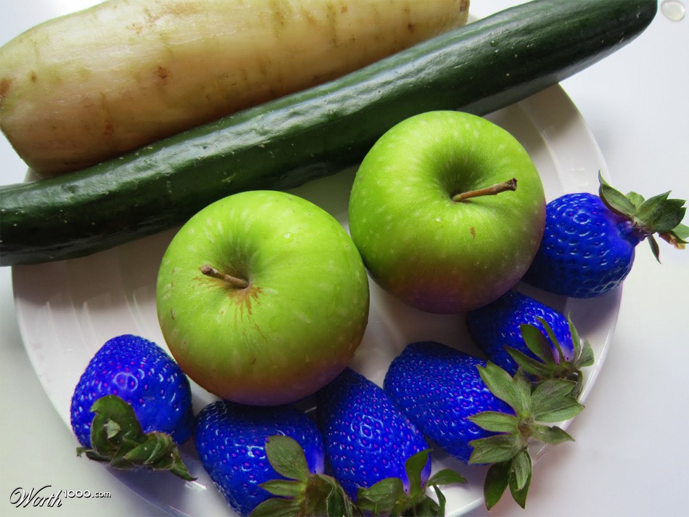 Blue Srawberries