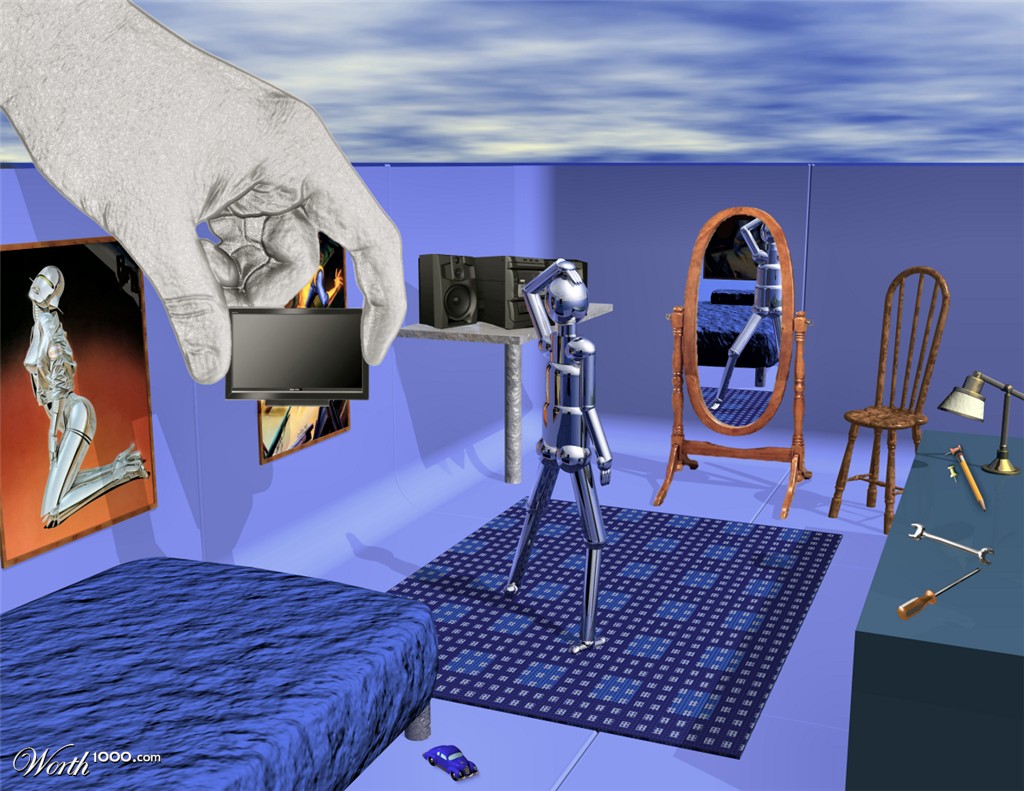 If Life Was Art And Toy Robots Were Reality