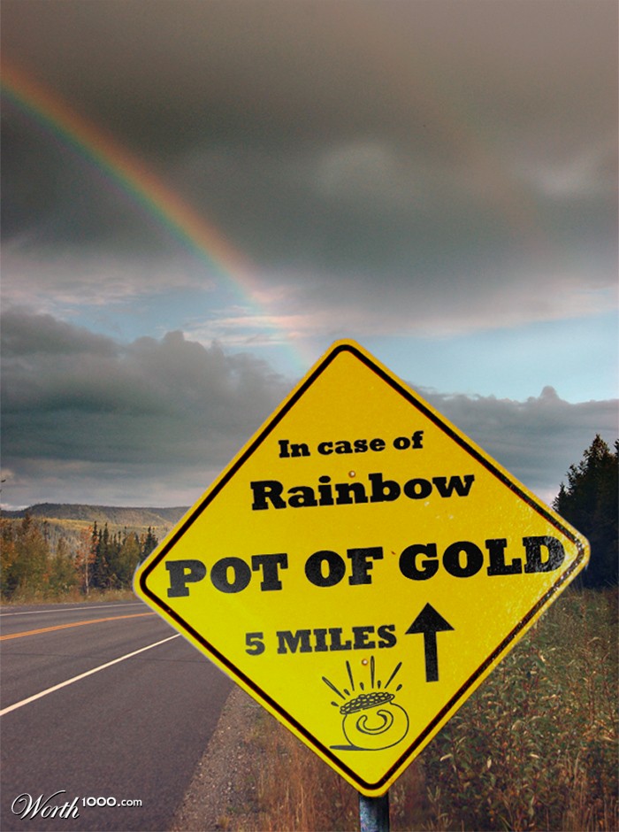 In case of rainbow..