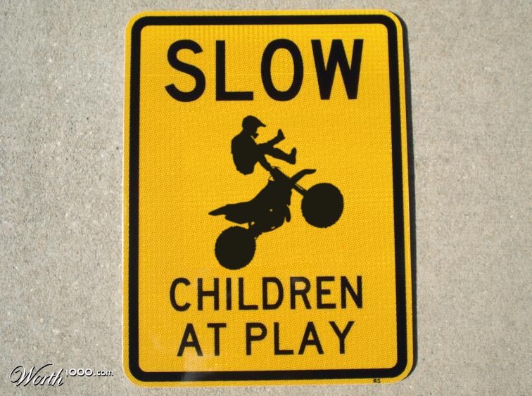SLOW! CHILDREN AT PLAY