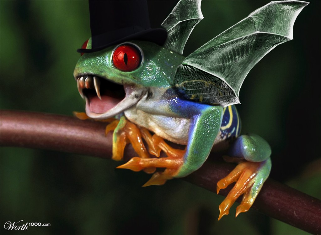 Vampire Dracula Frog