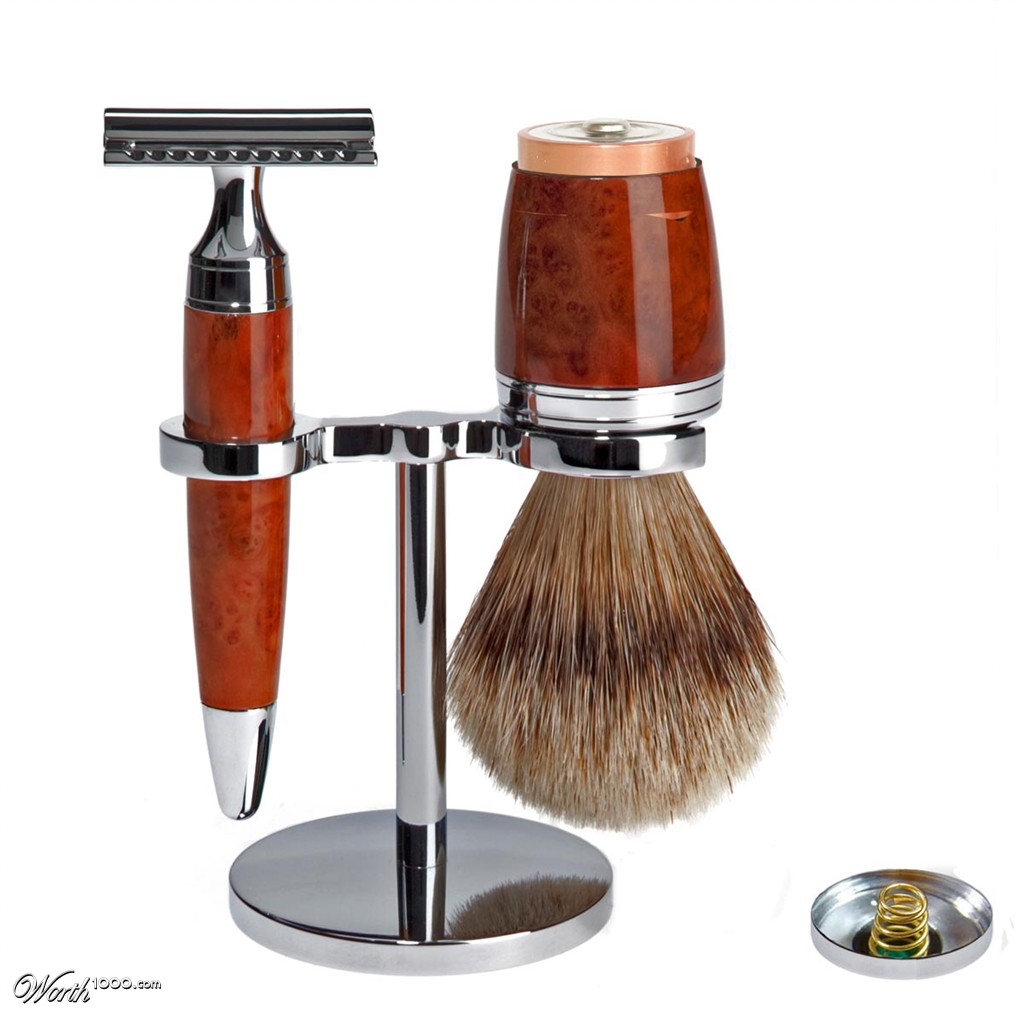 First prototype electric shaver