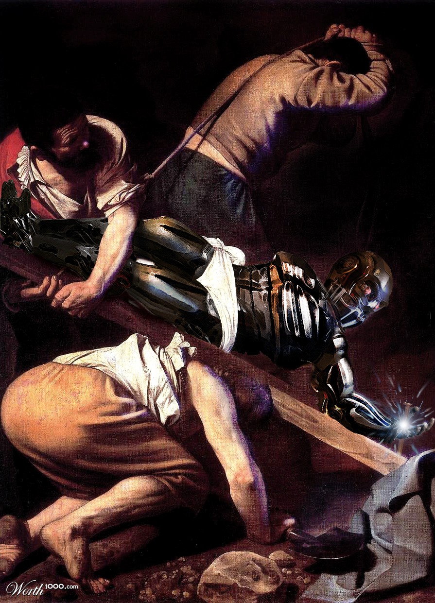 Caravaggio- crucifixion of st peter android