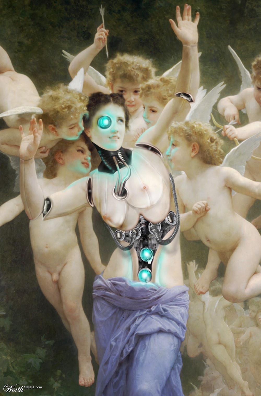 Bouguereau cyborg