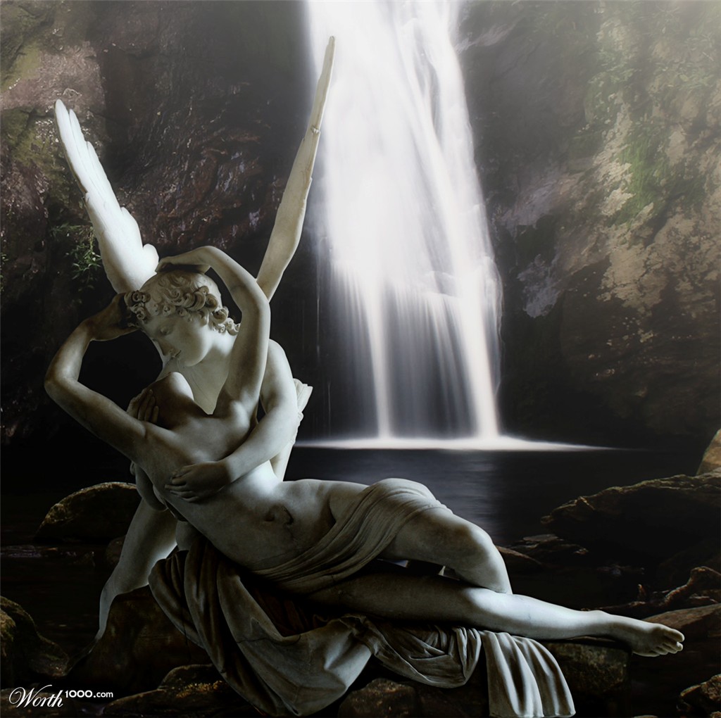 Antonio Canova's statue Psyche Revived by Cupid's Kiss