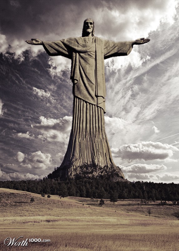 Cristo Redentor on Devil's Tower