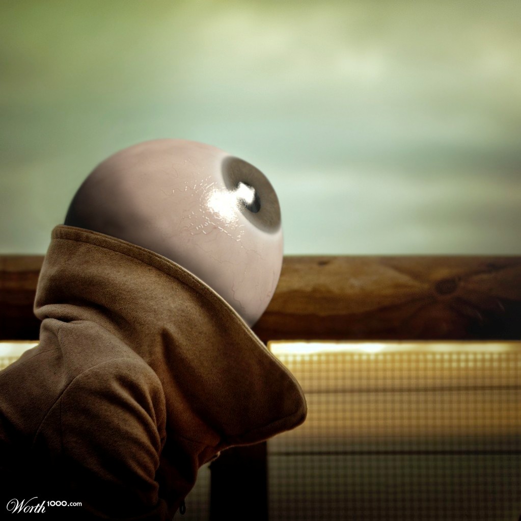 Portrait of Mr eye