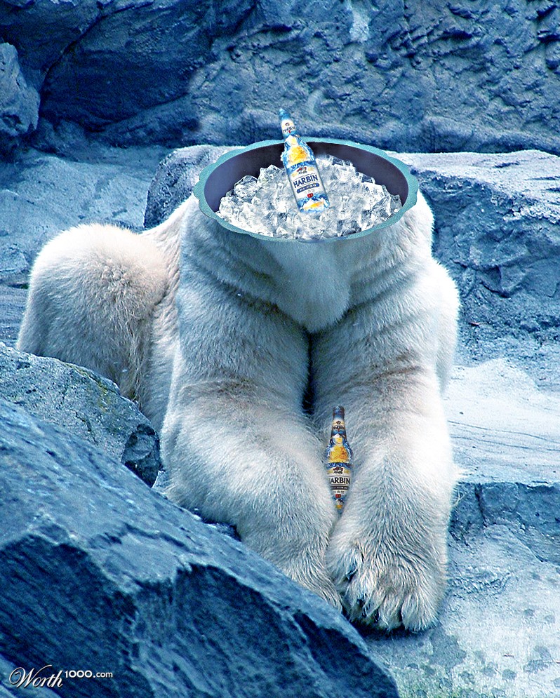 Polar Bear Ice Bucket