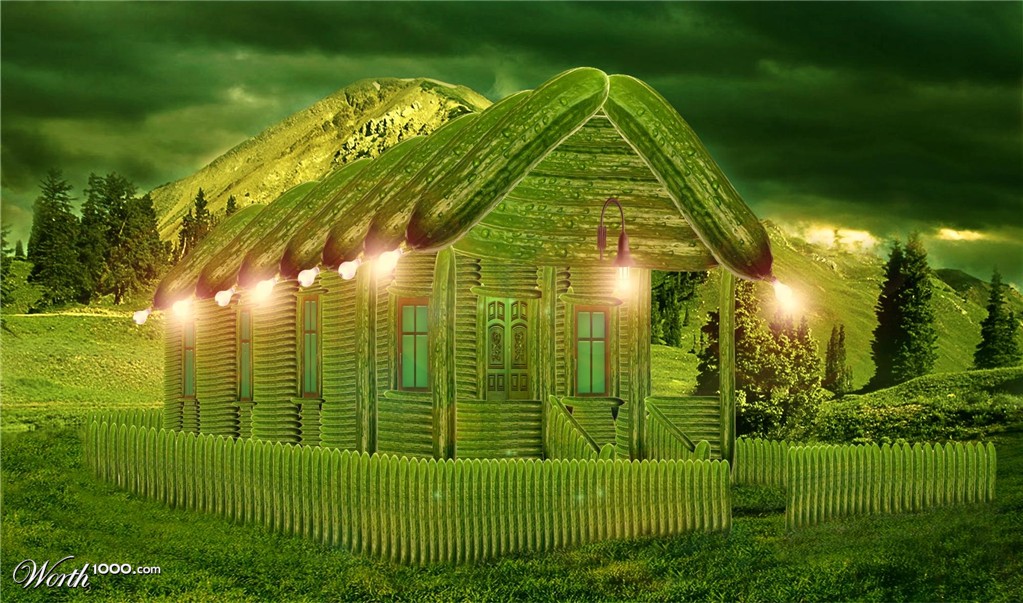 cucumber fantasy house