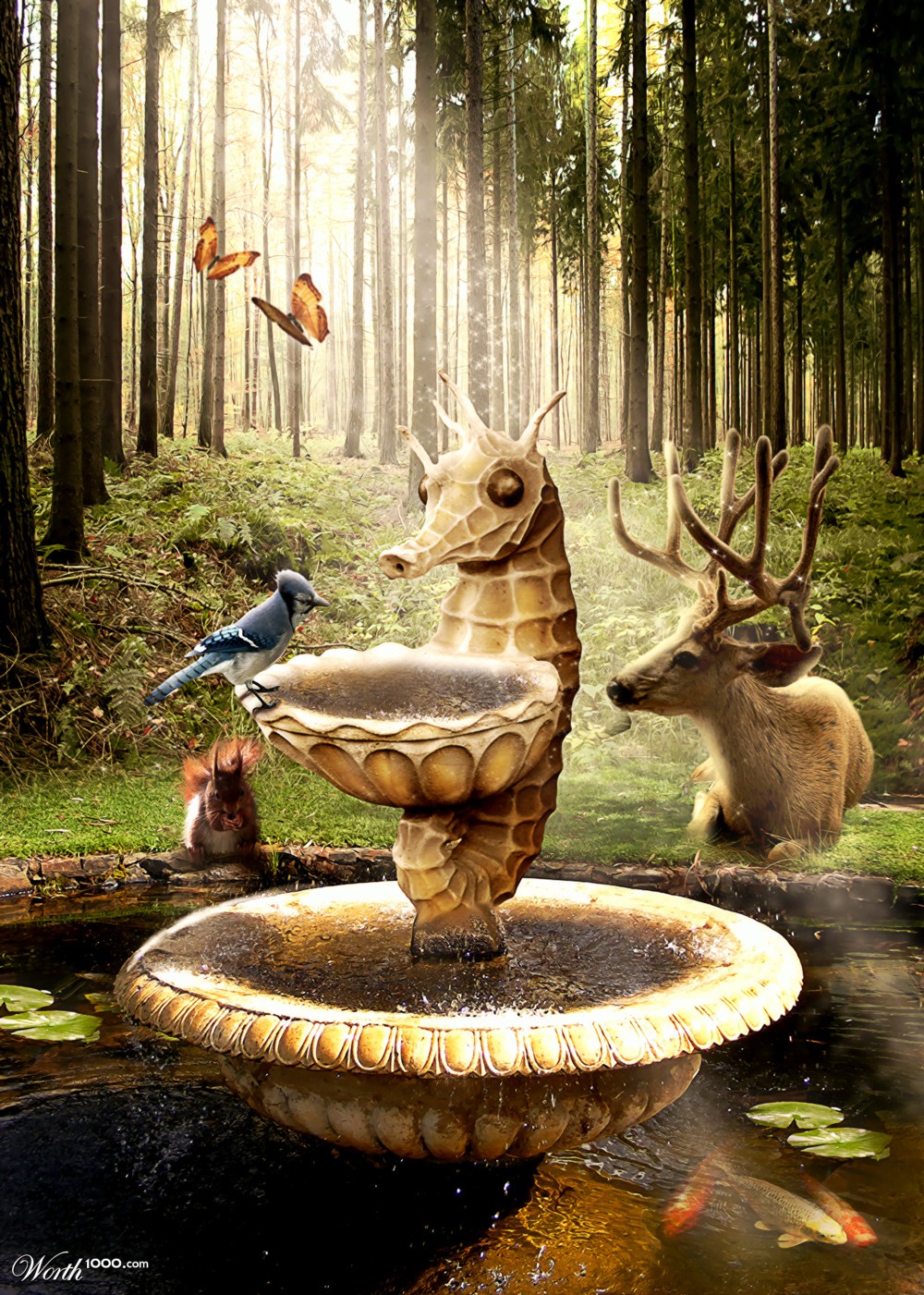 The real magic fountain