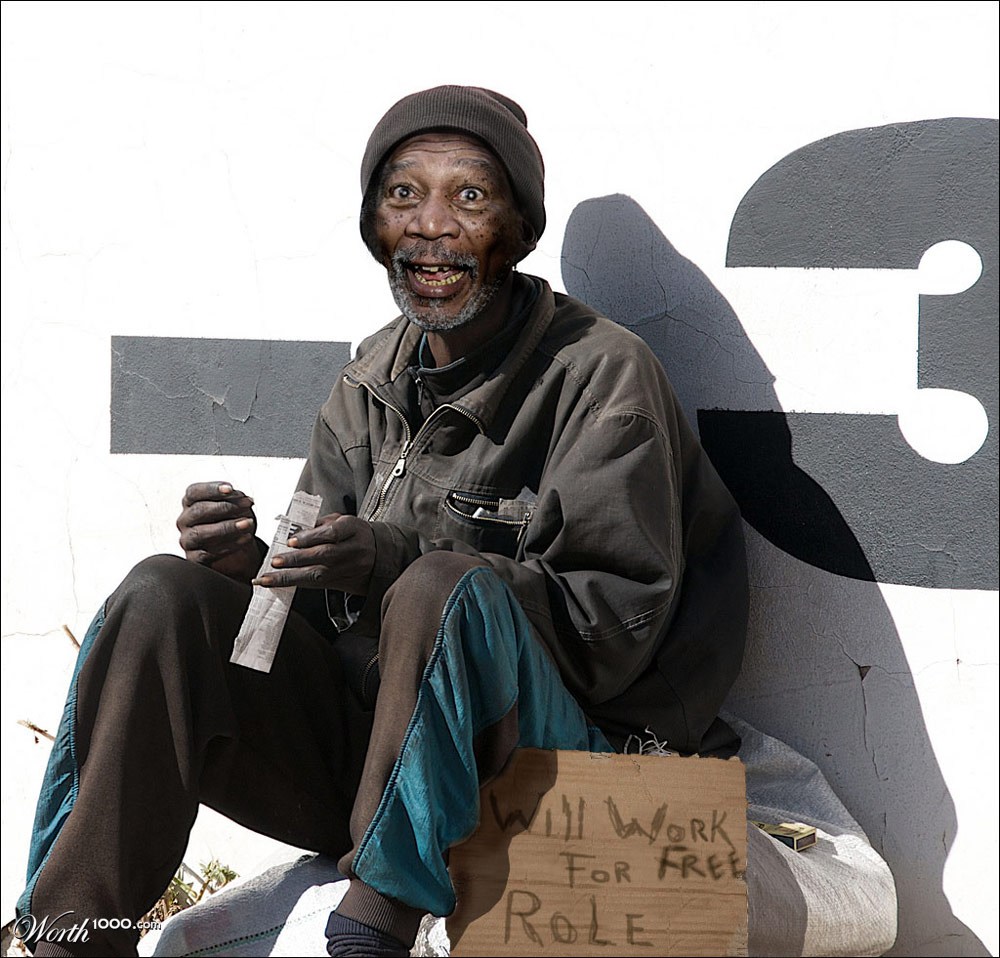 Homeless Morga Freeman