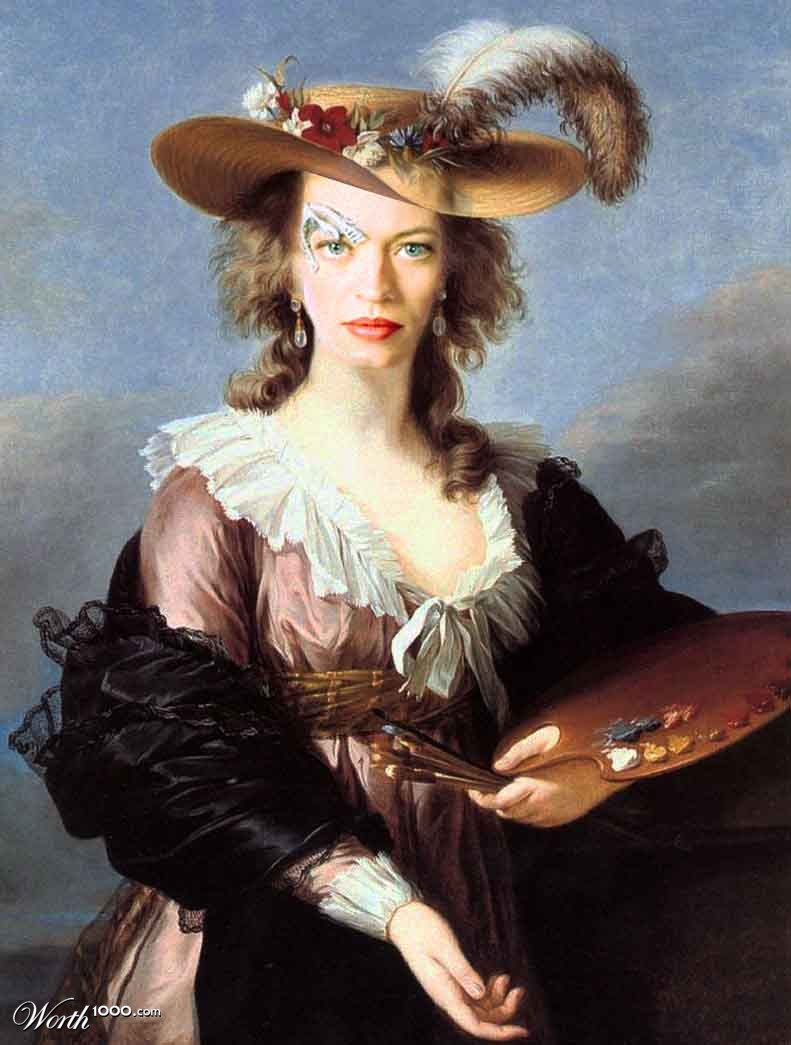 Jeriryan as painter