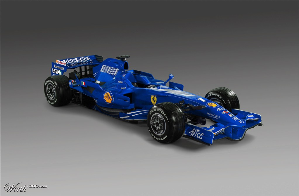 Blue Ferrari