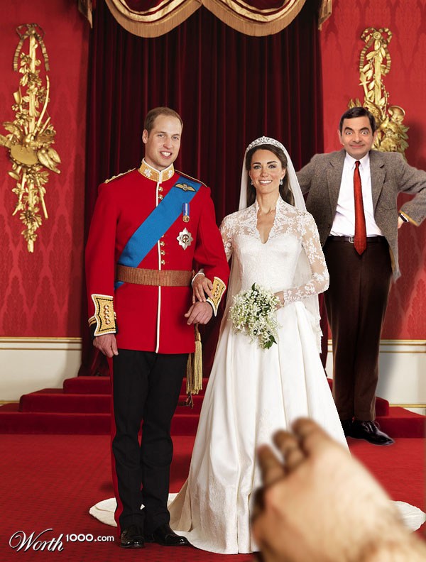 bean at the royal wed