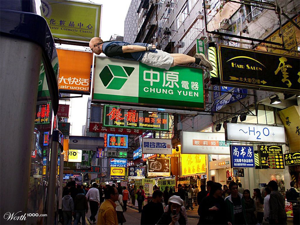 Planking in Hong Kong