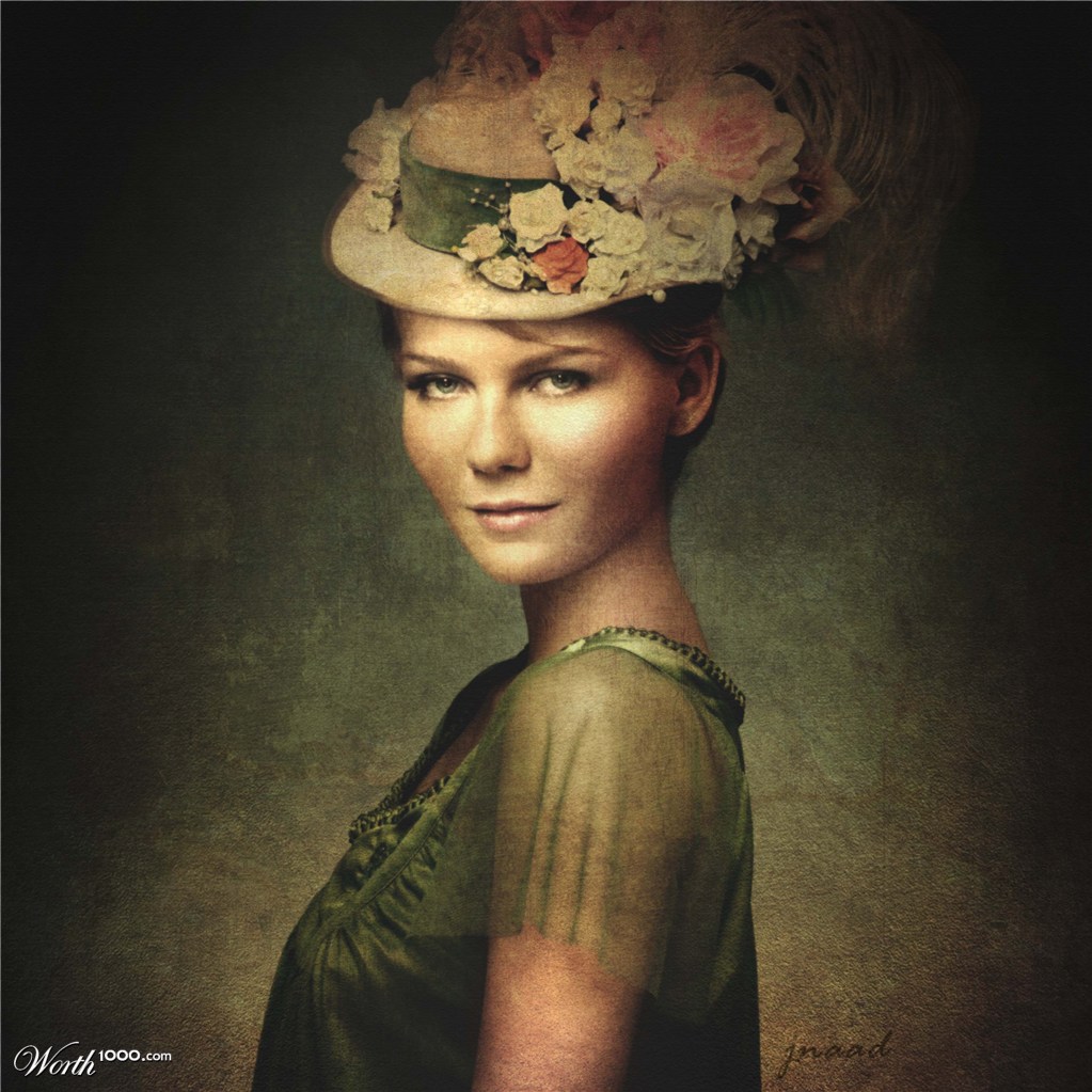 Renaissance Painting of Kirsten Dunst