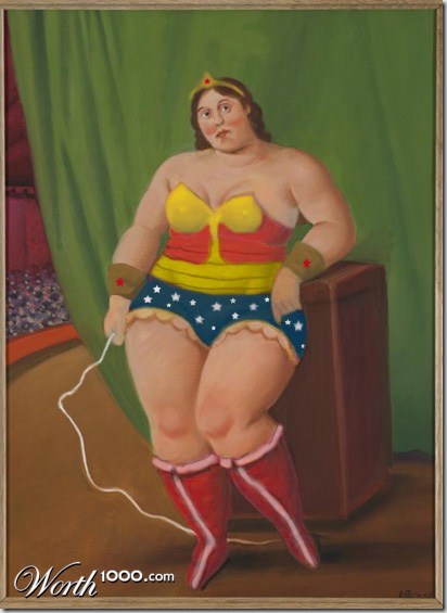 Botero's wonder woman