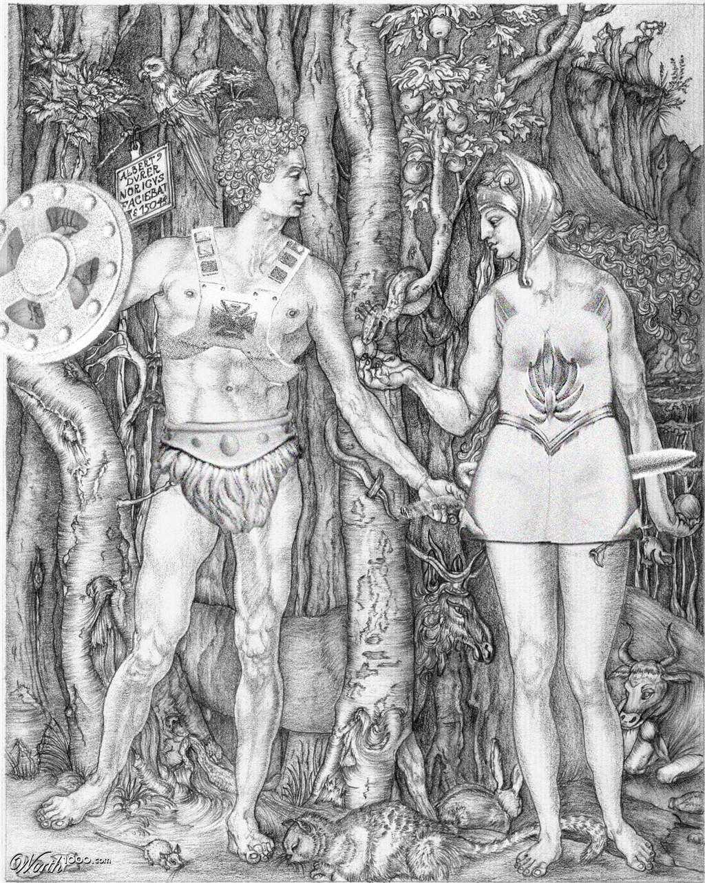 Adam-He & Eve-Man - Masters of the Universe