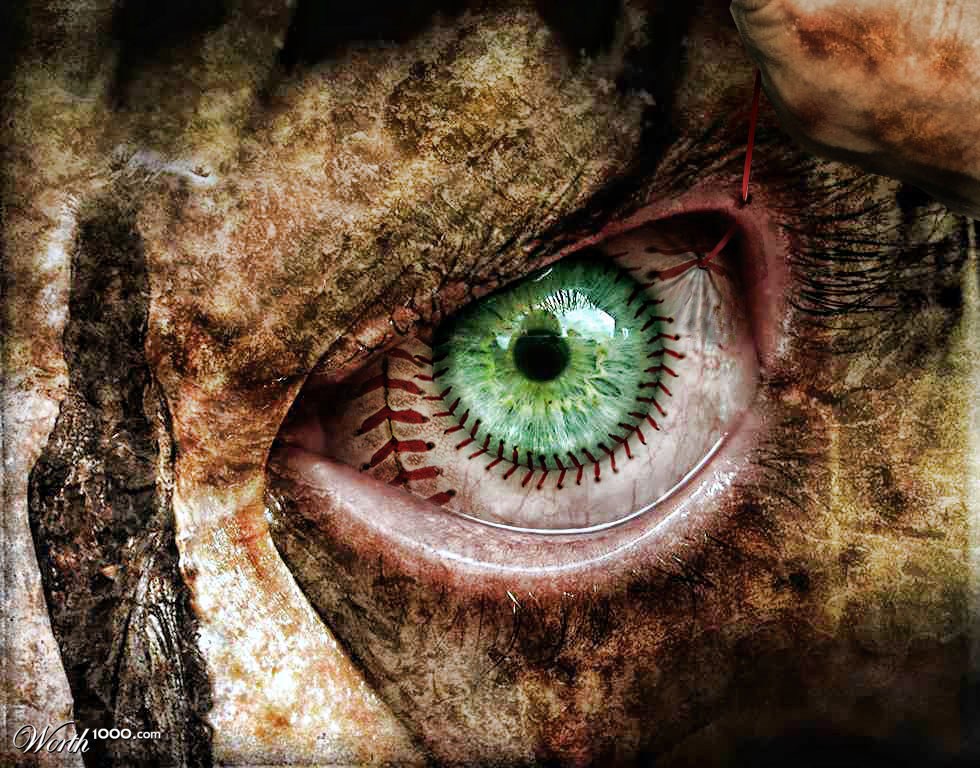 Stiched eye