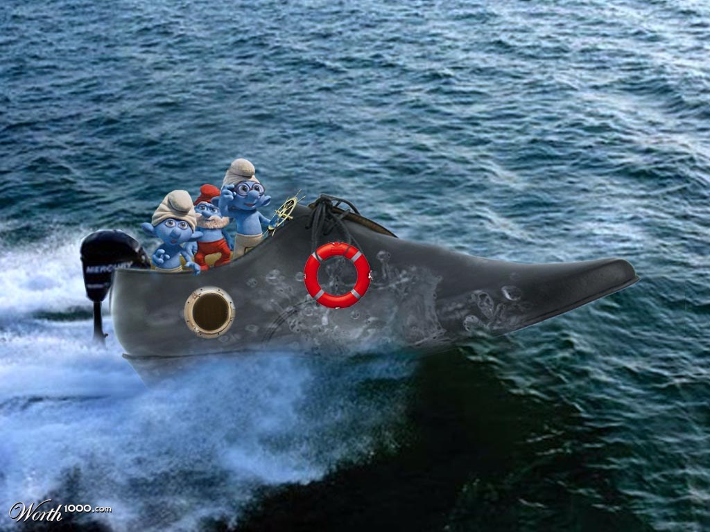 smurf boat