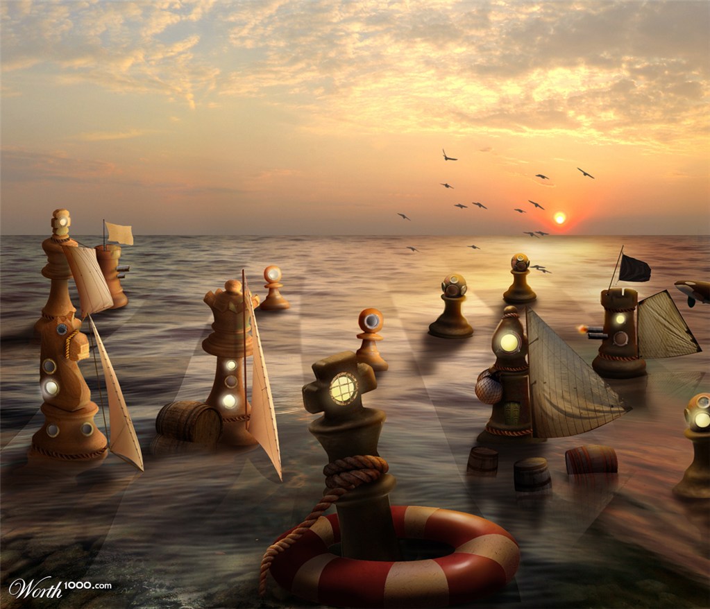 Sea battle chess