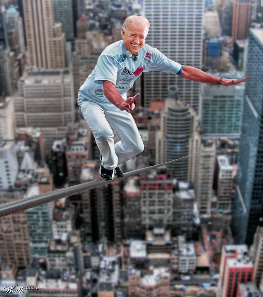 Joe Biden, the rope dancer