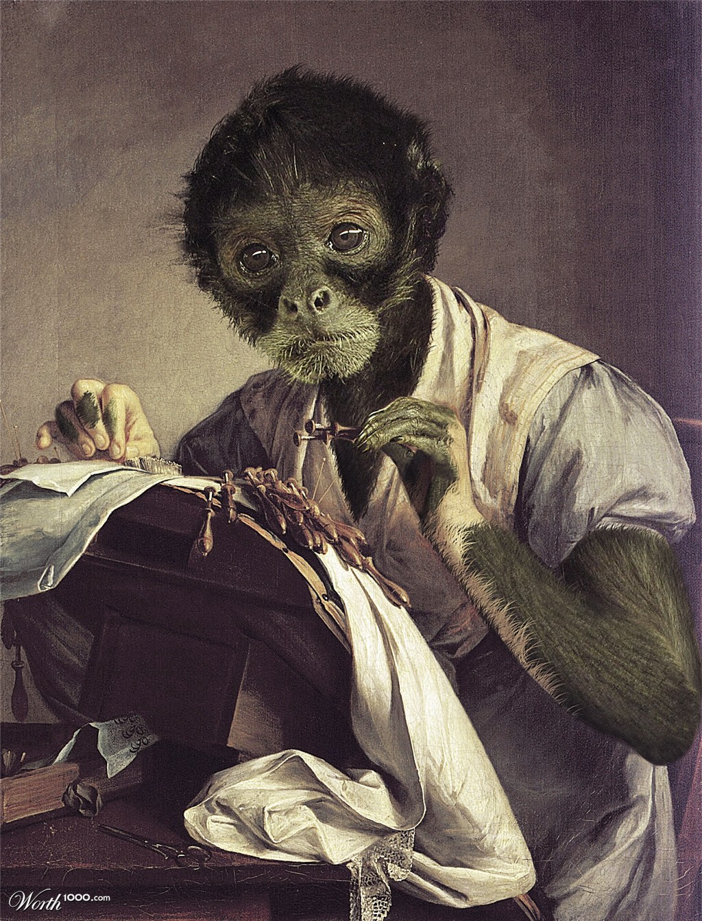 Tropinin_lacemaker - Monkey Version