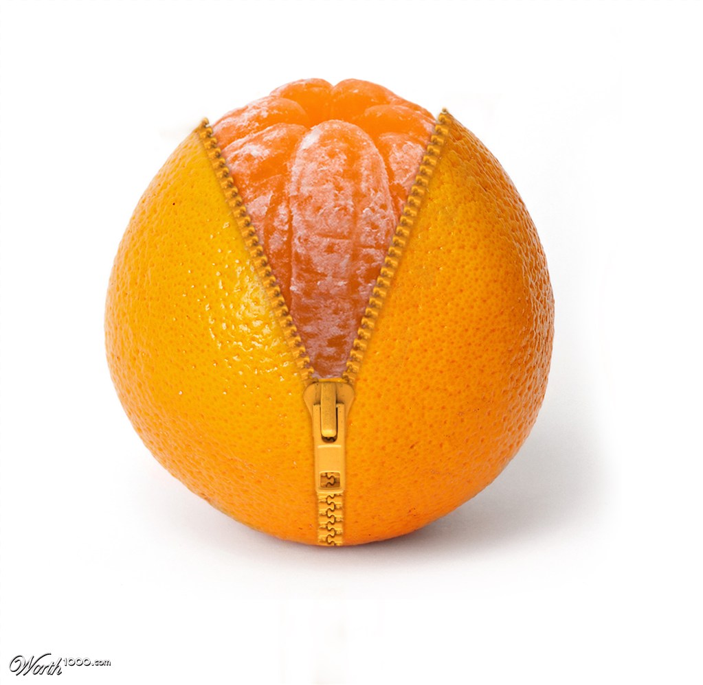 zipper orange