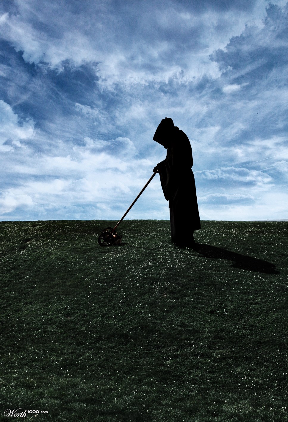 Killing bad grass!