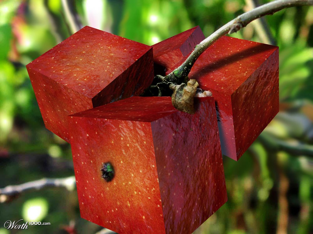 Sharp Cube Apples