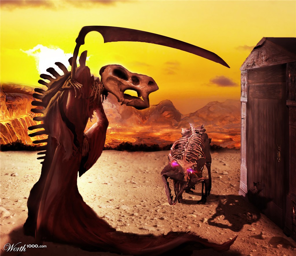 death dinoskeleton