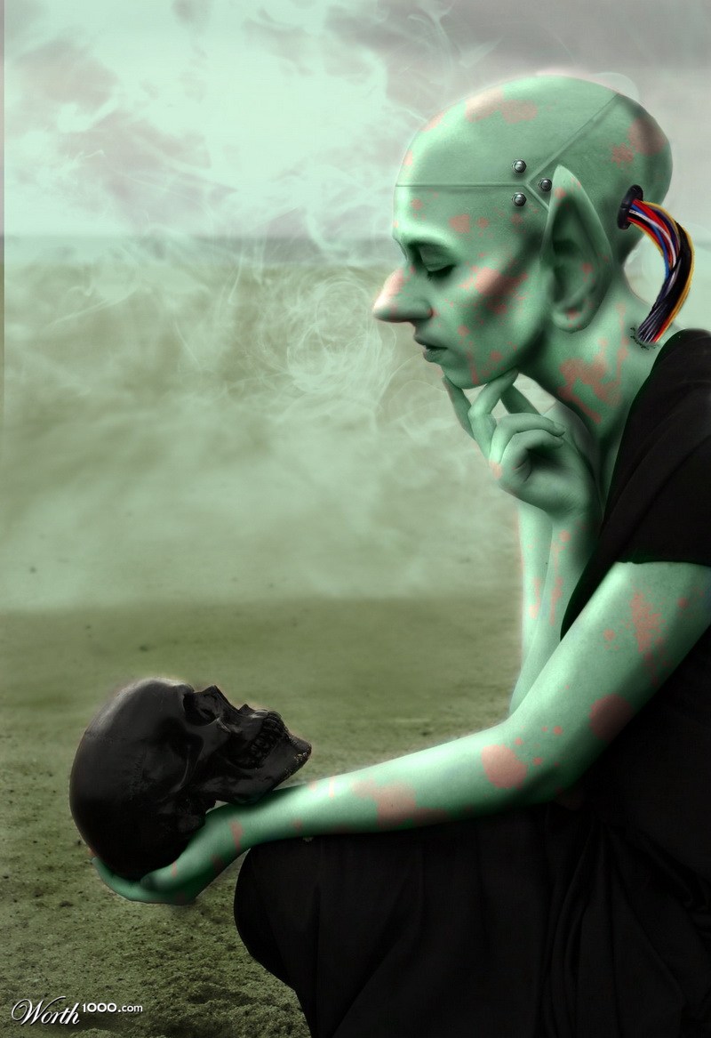 Post-apocalyptic woman