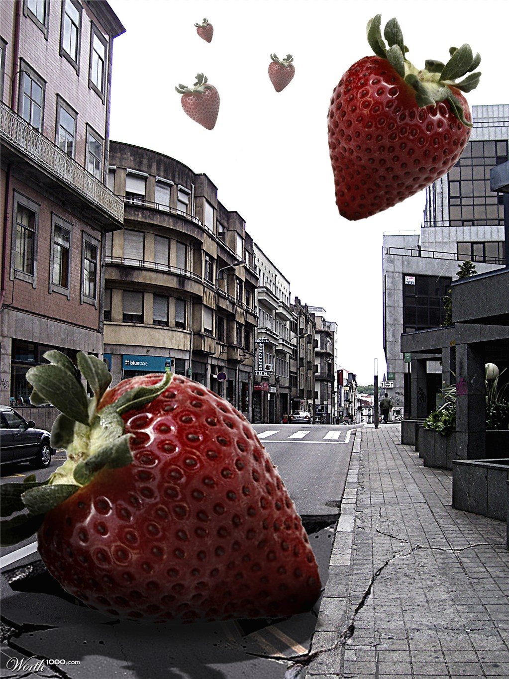 Strawberries, they should fall from the sky