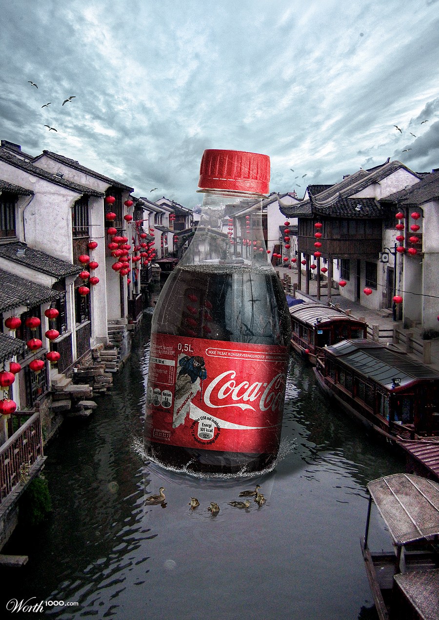 Huge Coca Cola