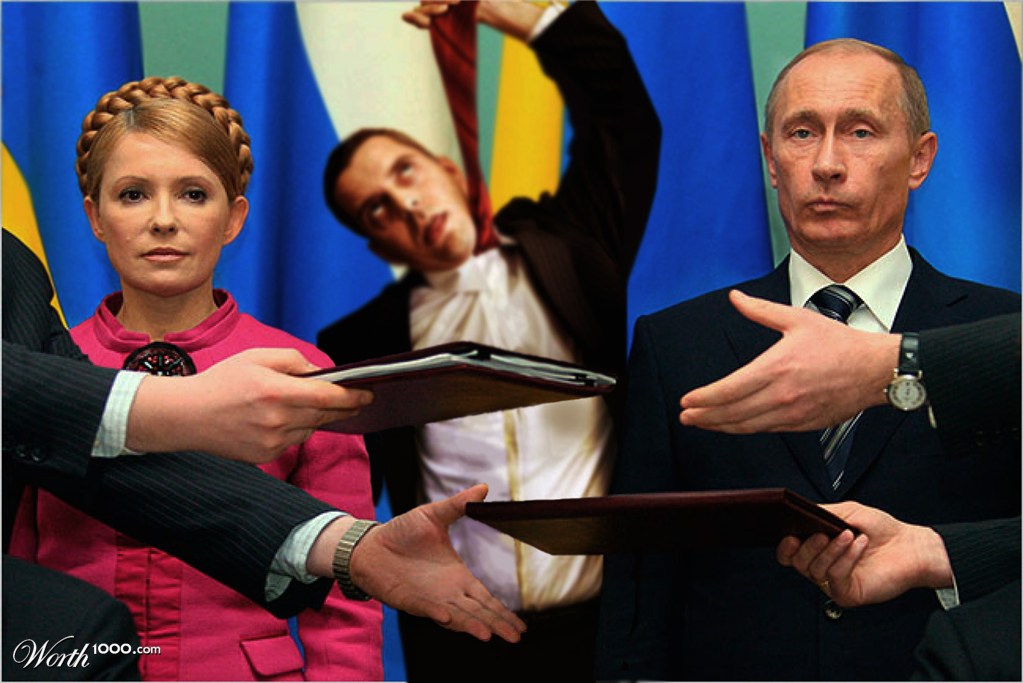 Putin and Timoshenko.