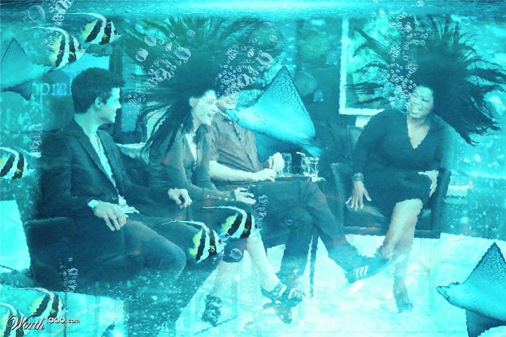 Oprah submerged