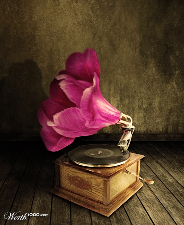 Tulip Gramophone