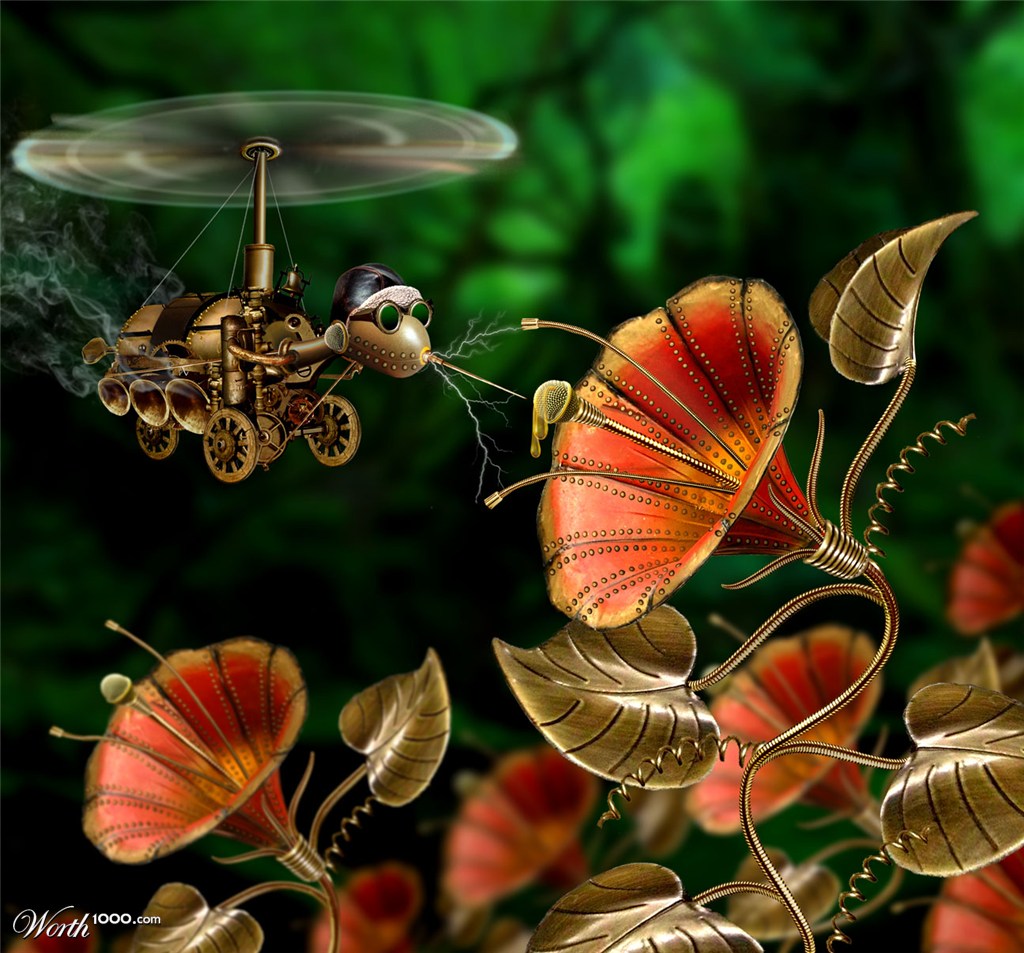 Steampunk Flowers