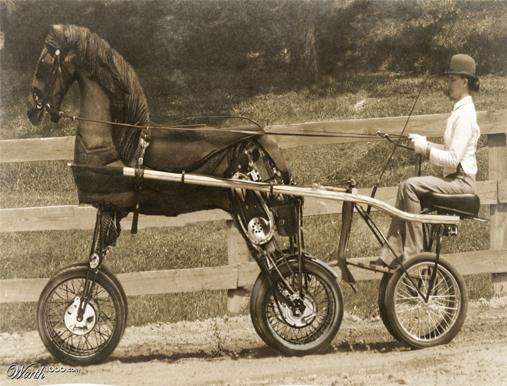 Horse and Car