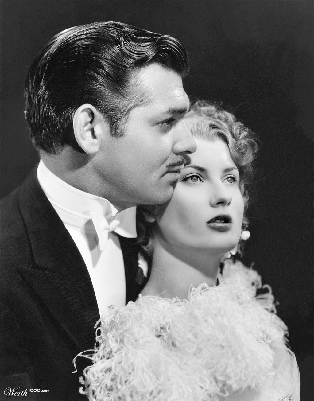 Clark Gable and Scarlett Johansson